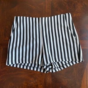Striped Forever 21 Shorts
